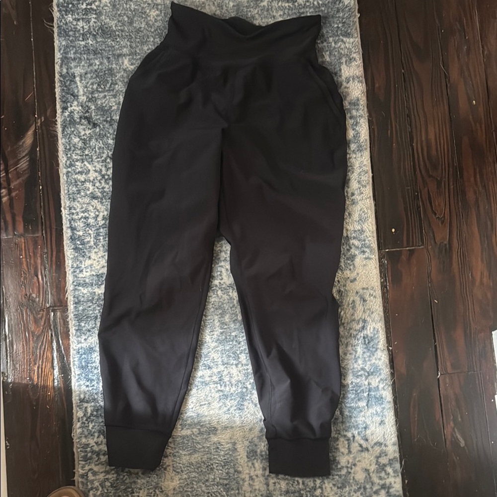 Black High-Waisted Joggers